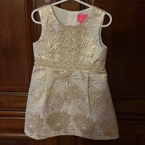 Lilly Pulitzer Gold Dress